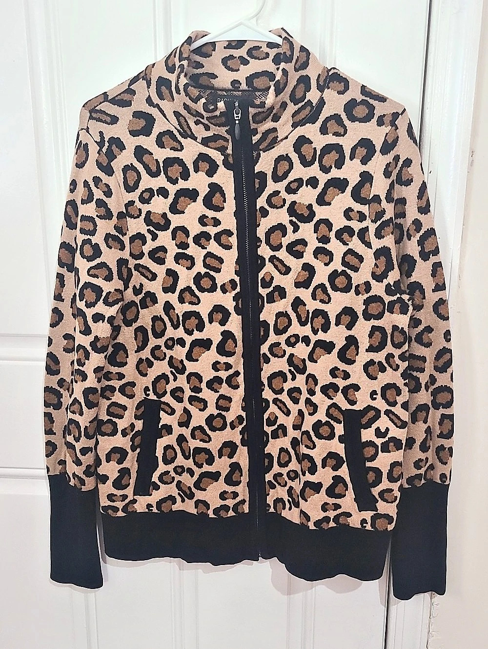 RACHEL ZOE Women's Cozy Chic Animal Print Sweater,